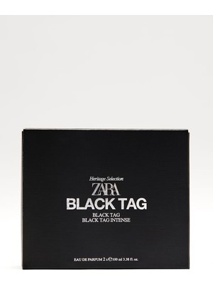 Zara Black Tag + Black Tag Intense Edp 100ML 2 X100   (3.38 Fl.oz).