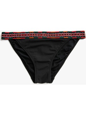 Koton Desenli Lastik Bikini Alt