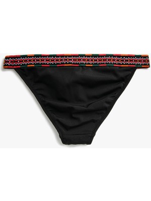 Koton Desenli Lastik Bikini Alt