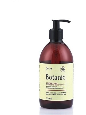Okay Botanic Boyalı Saçlar Için Renk Koruyucu Saç Kremi 500 ml