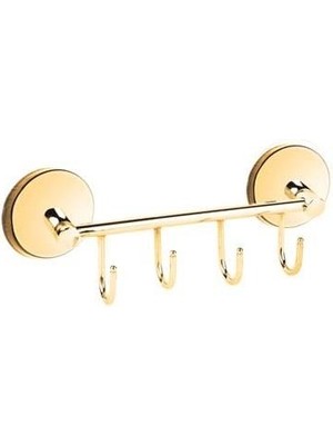Alz Banyo Damla Gold Dörtlü Askılık