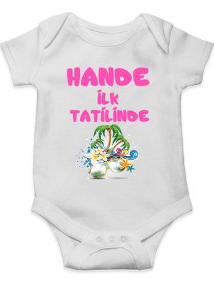 Tuğba Baby Hande Ilk Tatilinde - Ilk Tatilim Bebek Body