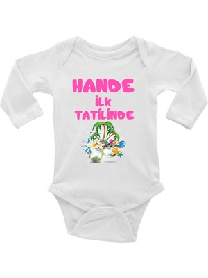 Tuğba Baby Hande Ilk Tatilinde - Ilk Tatilim Bebek Body