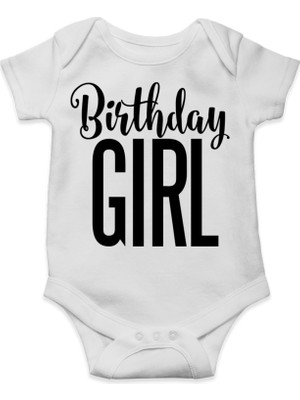 Tuğba Baby Birthday Girl - Doğum Günü Body