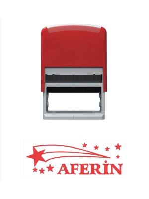 Baskı Life Aferin Öğretmen Kaşesi Kırmızı