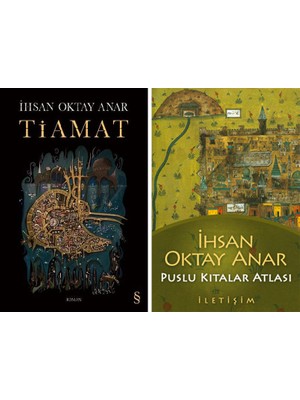 Everest Yayınları İhsan Oktay Anar Tiamat - Puslu Kıtalar Atlası 2 Kitap Ciltsiz 500 Sayfa Türkçe