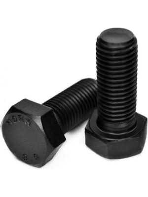 Norm Çelik Civata Altı Köşe 12X25 8.8 Tam Paso 933 Siyah 10 Adet