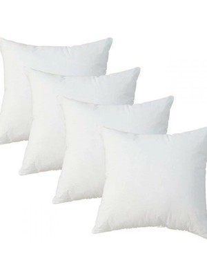 Hediye Paketim 4 Adet Boncuk Silikonlu Kırlent Kılıfı Iç Yastığı Elyaf 300 gr