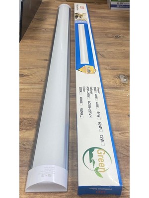 Bolled LED Bant Armatür Beyaz Yatay 36 Watt 120 cm Full Aliminyum Kasa Bolled