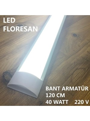 MB 6 Adet LED Yatay Bant Armatür 40 Watt 120CM Beyaz Kalite