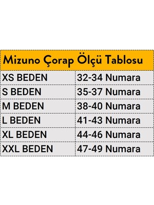 Mizuno Act Train Mid 2p  Çorap Siyah