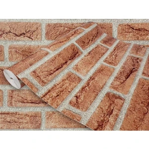 446-2158 Tuğla Desen Kendinden Yapışkanlı Folyo (45CM x 2mt)