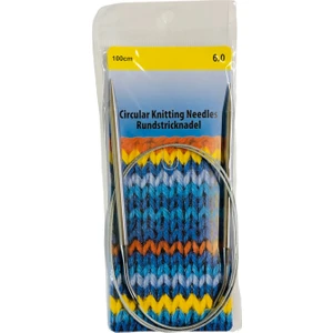 Çelik Telli Misinalı Şiş 100 cm 6 mm Örgü Şişi