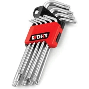 Dht D04241209 9-Lu Torx Allen Anahtar Uzun Seti