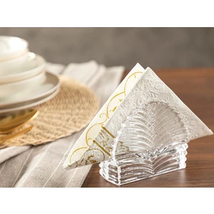 English Home Roso Cam Peçetelik 12 x 4,5 x 10 cm Şeffaf