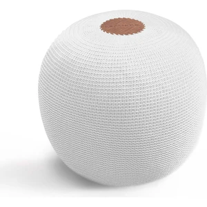 Fluffy Örgü Puf Beyaz 8001