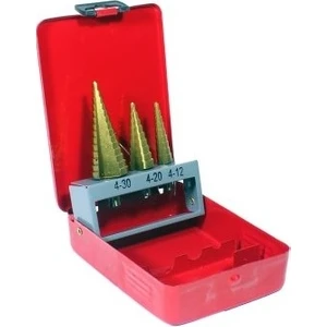 Kademeli Matkap Ucu Seti ( Metal Kutu ) 4-12 4-20 4-32 Mm - 2426