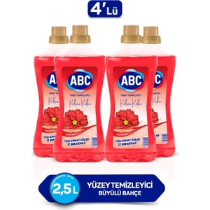 Abc Büyülü Bahçe Yüzey Temizleyici 2500 ml X4
