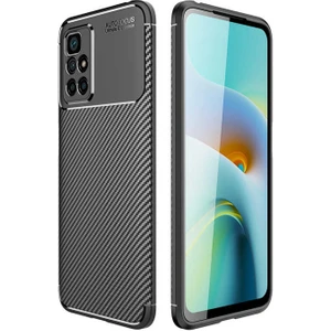 Xiaomi Redmi Note 11 4g Kılıf Negro Karbon Kamera Korumalı Silikon Siyah