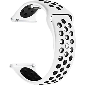 Case Street Casestreet Haylou Rs4 Kordon Delikli Çift Renk Silikon Beyaz