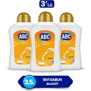 Abc Sıvı Sabun Bal&süt 3500 ml x 3 Adet