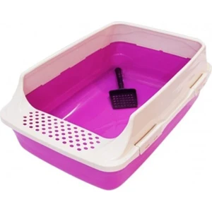 A.C.E.K PLASTİK Büyük Boy Açık Kedi Kum Kabı Tuvalet 64X45X25H