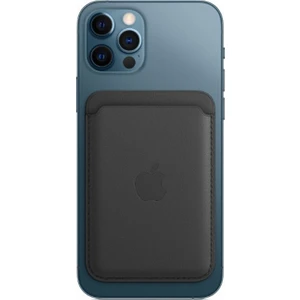 iPhone 12 Mini Için Magsafe Manyetik Rfıd Kartlıklı Deri Telefon Kılıfı - Siyah  (Yurt Dışından)