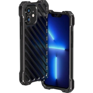 iPhone 12 Mini Için Rj-50 Alüminyum Alaşım Metal Çizilmeye Dayanıklı Kamera Korumalı Kılıf - Siyah  (Yurt Dışından)