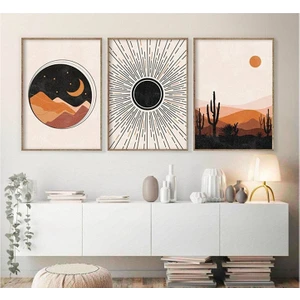 Özcanlar Çerçeve Tablo Çerçeveli Tablo Modern Sanatsal Çerçeveler Dekorasyon Ev Dekoru Duvar Dekoru ÖZC-412