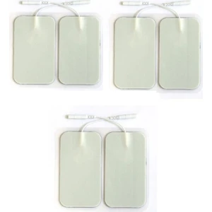 Dikdörtgen Tens Pedi Elektrodu 5x9 12 Adet (3 Paket )