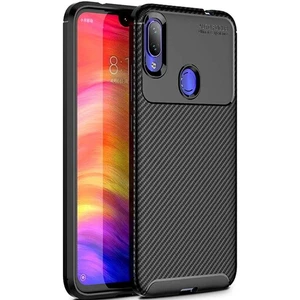 Xiaomi Redmi Note 7 Kılıf Negro Antişok Karbon Silikon Kapak Kılıf