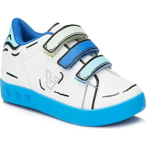313-F22Y-153 Picasso Unisex Çocuk Günlük Işıklı Spor Ayakkabı