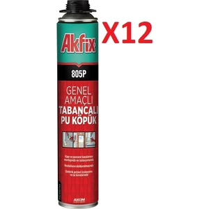 805P Tabancalı Poliüretan Köpük 750 ML/850 gr (1 Koli - 12 Adet)