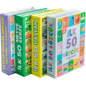 Diy-Toy Diytoy, Zeka Kartları, Eğitici Kartlar, 4 Lü Set, Hafıza Kartları