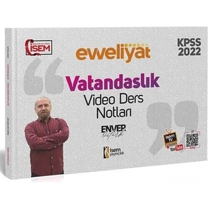 İSEM Yayıncılık KPSS 2022 Vatandaşlık Evveliyat Video Ders Notları