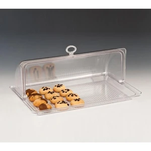 Rolltop Kapaklı Polikarbon Muhafaza Kabı, Fanus 28X43 cm