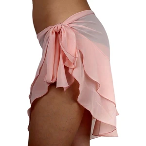 Pembe Deniz Kısa Yavruağzı Etek Pareo