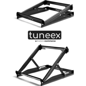 TUNEEX TÜM MODELLERLE UYUMLU METAL 5 AÇIDA KOLAY AYARLANIR NOTEBOOK LAPTOP STANDI YÜKSELTİCİ ALTLIK