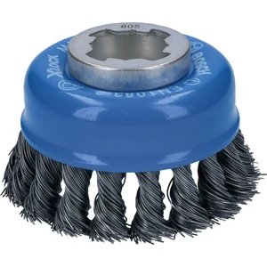 Bosch - X-Lock - Heavy Serisi Metal Için Burgulu Tel Fırça 75*0,5 mm