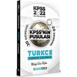 Doğru Tercih Yayınları KPSS' Nin 2022 Pusulası Türkçe Tamamı Çözümlü 20 Deneme