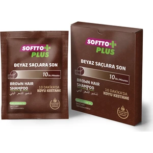 Softto Plus Soft To Plus Koyu Kestane Şampuan 4'lü