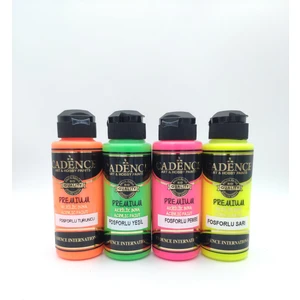 Premium 120ML(CC) Fosforlu Yeşil, Sarı, Pembe, Turuncu