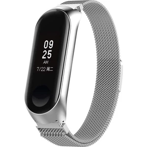 Xiaomi Mi Band 5 - Mi Band 6 Akıllı Bileklik Metal Kayış Kordon Milano