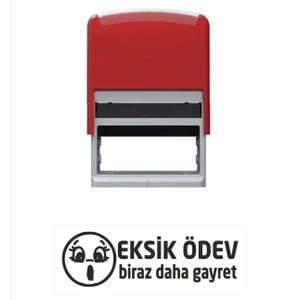 Baskı Life Eksik Ödev Öğretmen Kaşesi Siyah