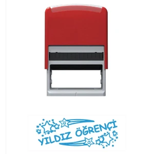 Baskı Life Yıldız Öğrenci Öğretmen Kaşesi Mavi