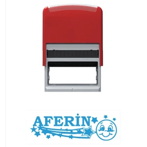 Baskı Life Aferin Öğretmen Kaşesi Mavi