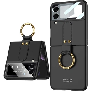 Samsung Galaxy Z Flip 3 Kılıf Flip Ring Kıpta Kapak