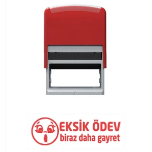 Baskı Life Eksik Ödev Öğretmen Kaşesi Kırmızı