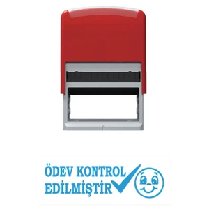 Baskı Life Ödev Kontrol Edilmiştir Öğretmen Kaşesi Mavi