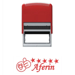 Baskı Life Aferin Öğretmen Kaşesi Kırmızı